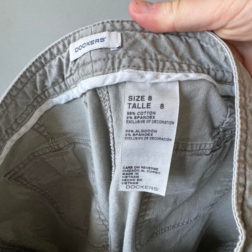Y2k dockers cotton cargo capris - Picture 7 of 7